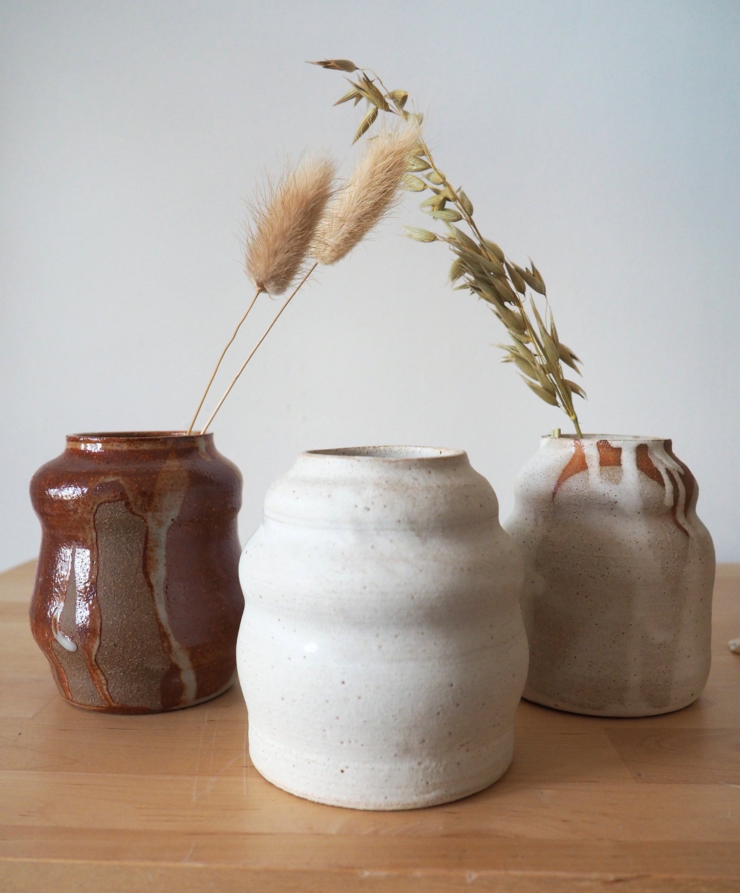 Oatmeal Bud Vase