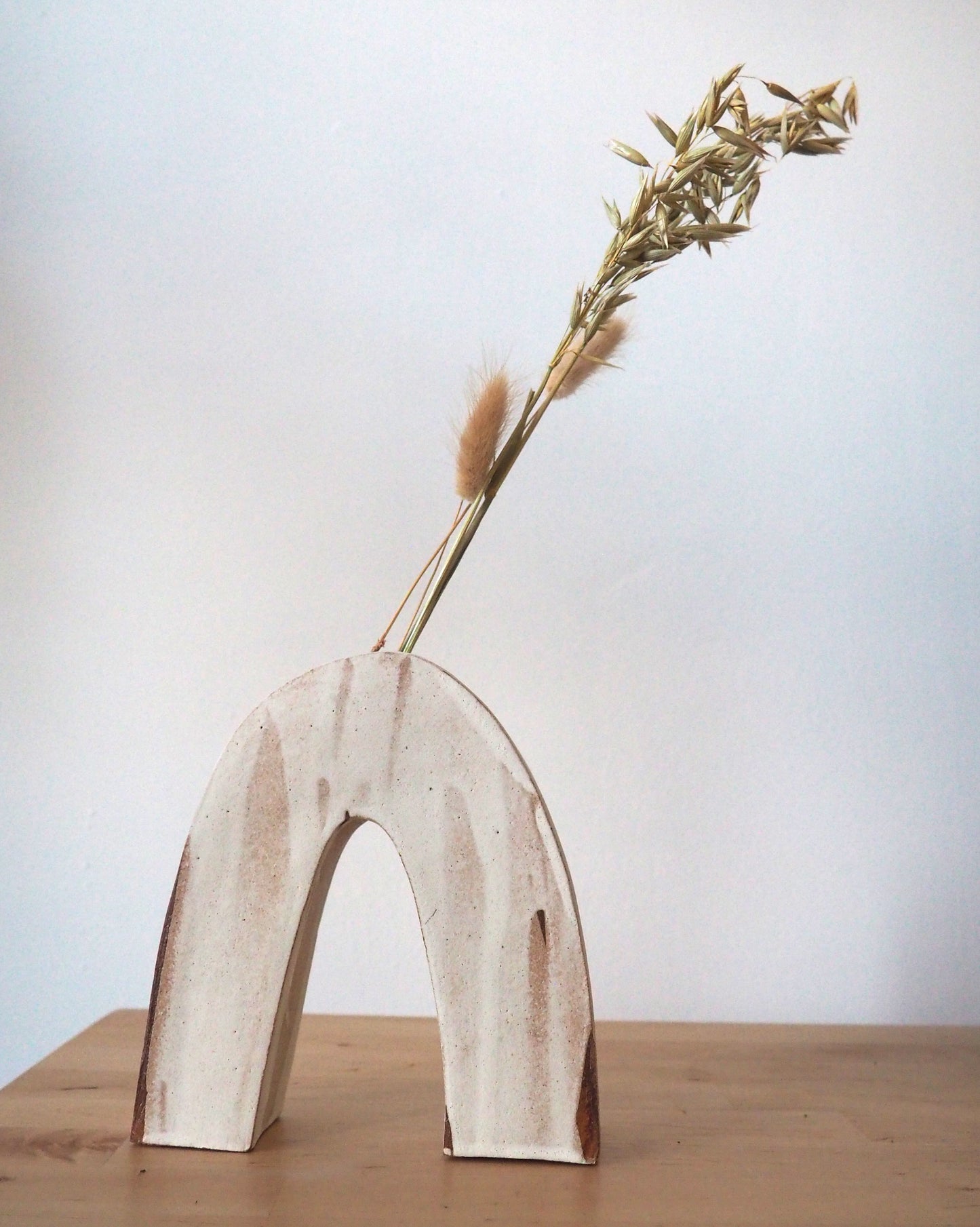 Oatmeal Arch Vase